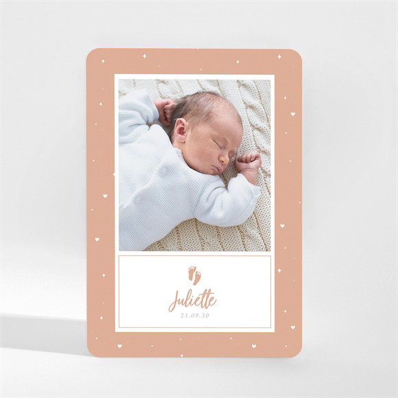 Faire-part naissance Ses petits Petons magnet réf.N210131