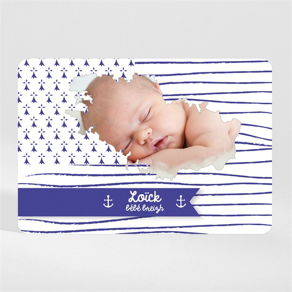 Faire-part naissance Petit Marin magnet réf.N110167