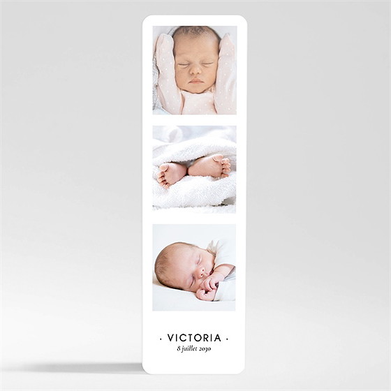Faire-part naissance notre merveille magnet