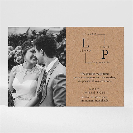 Remerciement mariage liés