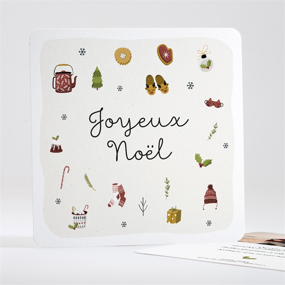 Carte de voeux Bien au Chaud réf.N351307