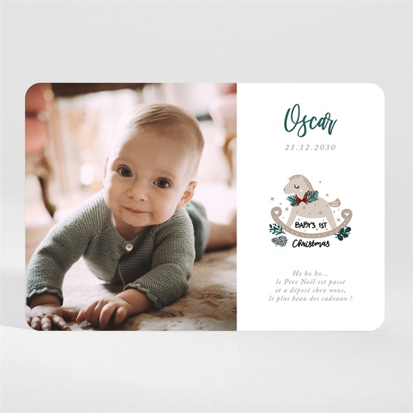 Faire-part naissance Premier Noël réf.N110201