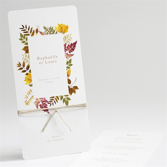 Menu mariage Subliminal réf.N221243