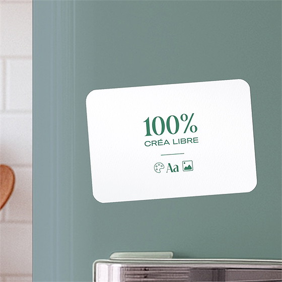 Faire-part mariage magnet rectangle