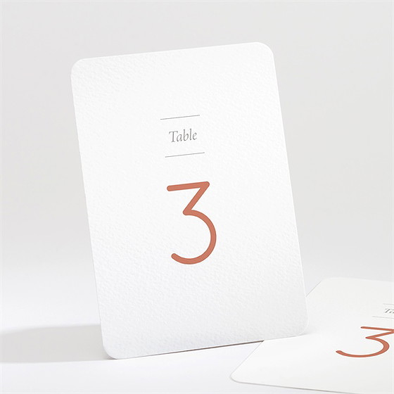Numéro de table mariage son eclat