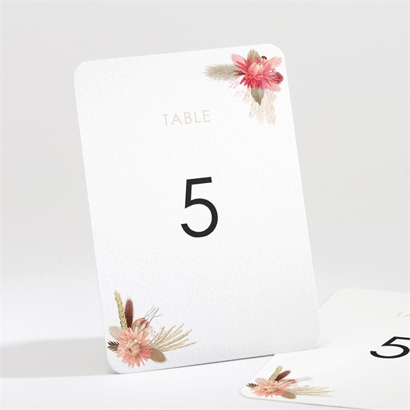 Numéro de table mariage En délicatesse réf.N211494
