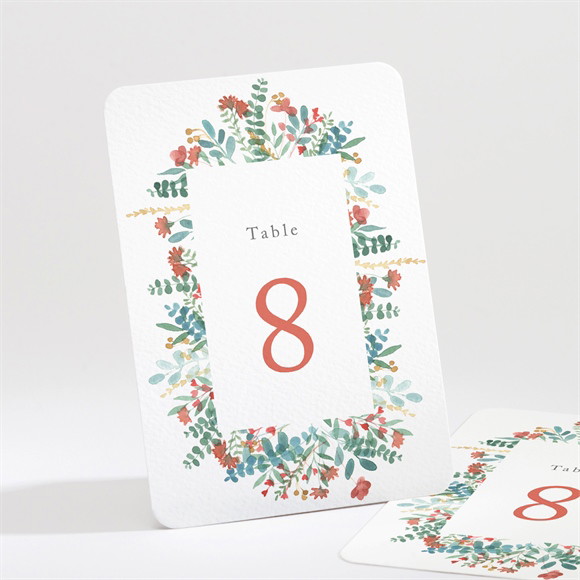 Numéro de table mariage Notre Promesse réf.N211495