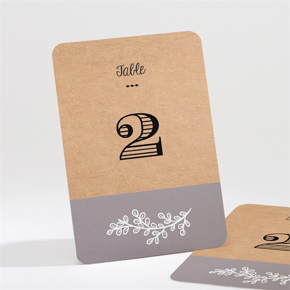 Numéro de table mariage Petite cocotte réf.N211499