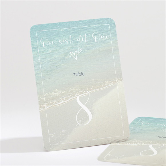 Numéro de table mariage Paradis sur Plage réf.N211451
