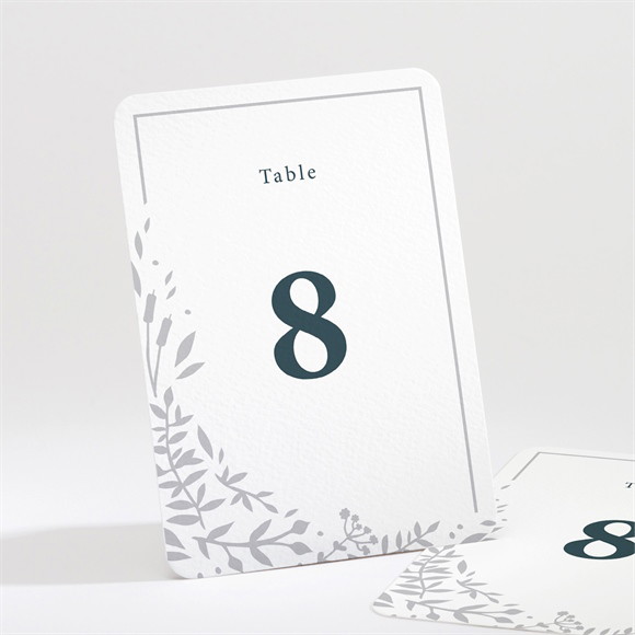 Numéro de table mariage En relief réf.N211531