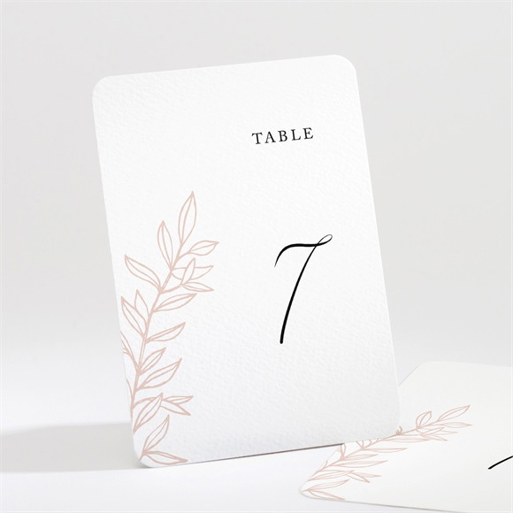 Numéro de table mariage Jolie Esquisse réf.N211535