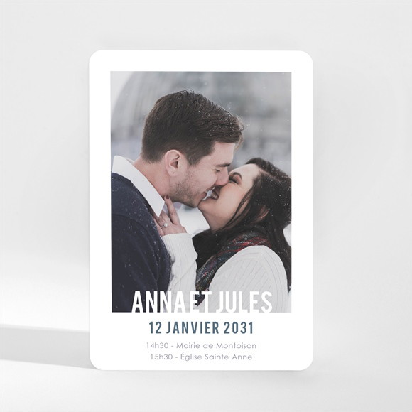 Faire-part mariage Integral magnet réf.N210168