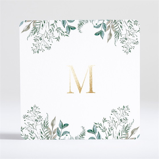 Faire-part naissance sur son couffin dorure