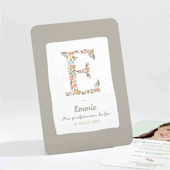 Faire-part profession de foi Joie Essentielle réf.N211570