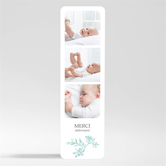 Remerciement naissance Tradition magnet réf.N200534