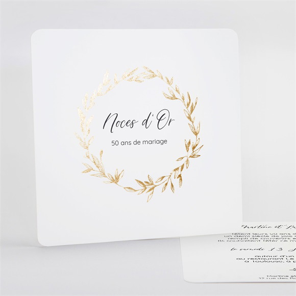 Invitation anniversaire de mariage Fiesta réf.N351371