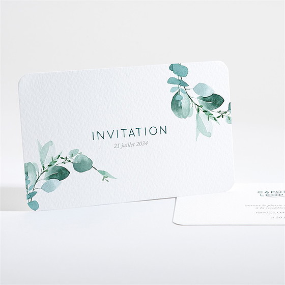 Carton d'invitation mariage grande esquisse