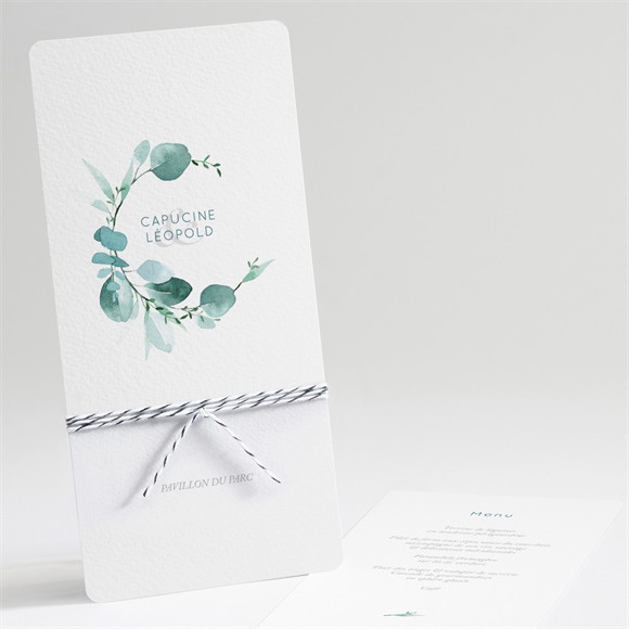 Menu mariage Grande Esquisse réf.N221255