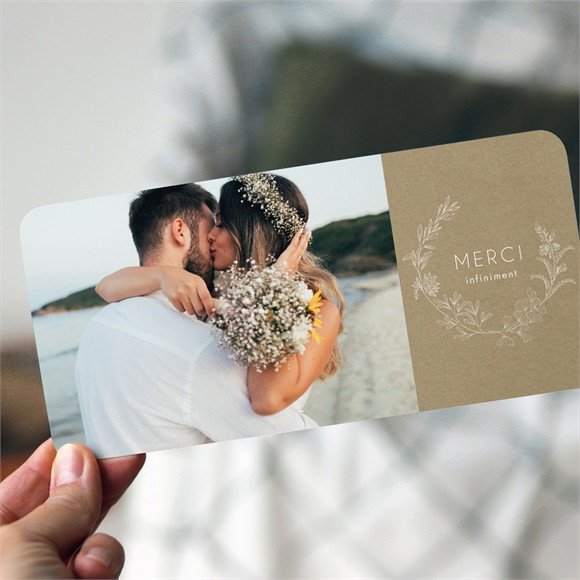 Remerciement mariage Festivités paysage réf.N131128