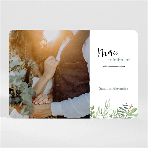 Remerciement mariage Balade champetre magnet réf.N110249