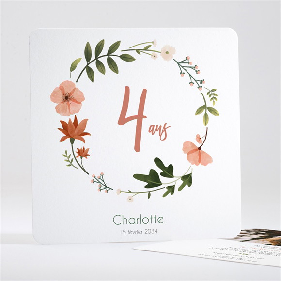 Invitation anniversaire Douce Folie réf.N351437