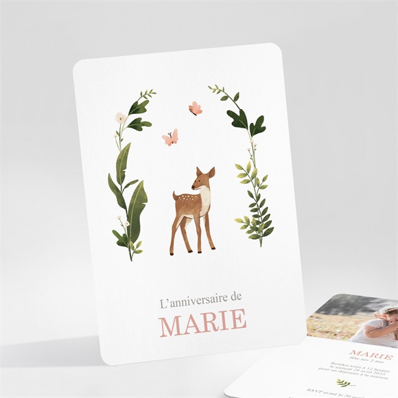 Invitation anniversaire A l'orée du bois réf.N25170