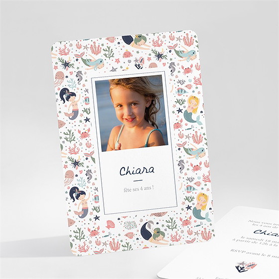 Invitation anniversaire sirene