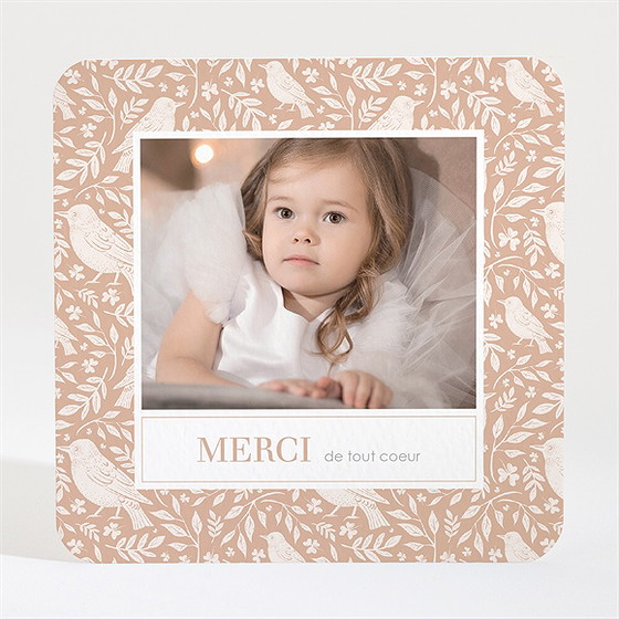 Remerciement baptême mes petits oiseaux