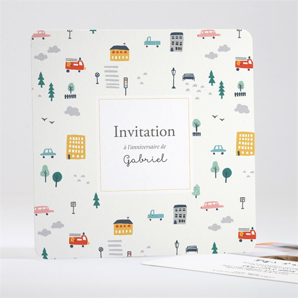 Invitation anniversaire City réf.N351487