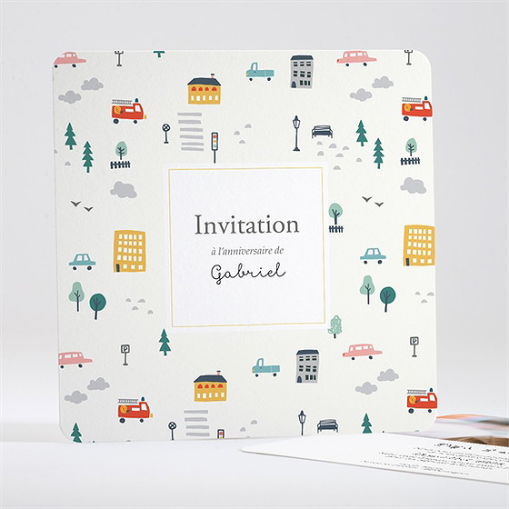 Invitation anniversaire city