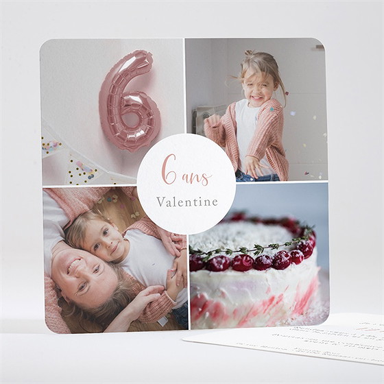 Invitation anniversaire mon joli pêle-mêle