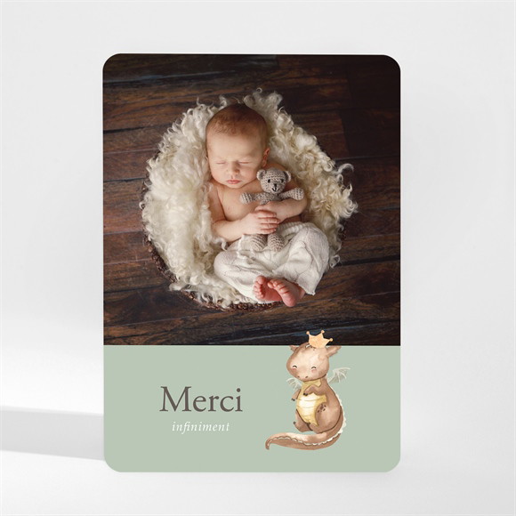 Remerciement naissance Dragon réf.N210205