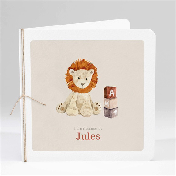 Faire-part naissance Mon petit Lion réf.N451555
