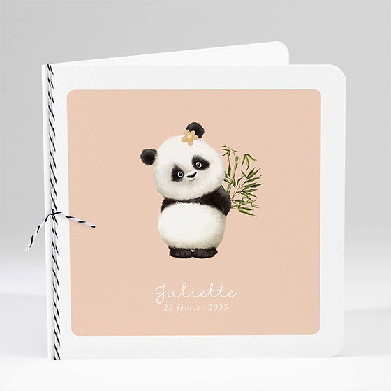 Faire-part naissance mon panda