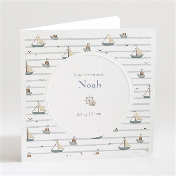 Faire-part naissance Mon petit marin réf.N451563
