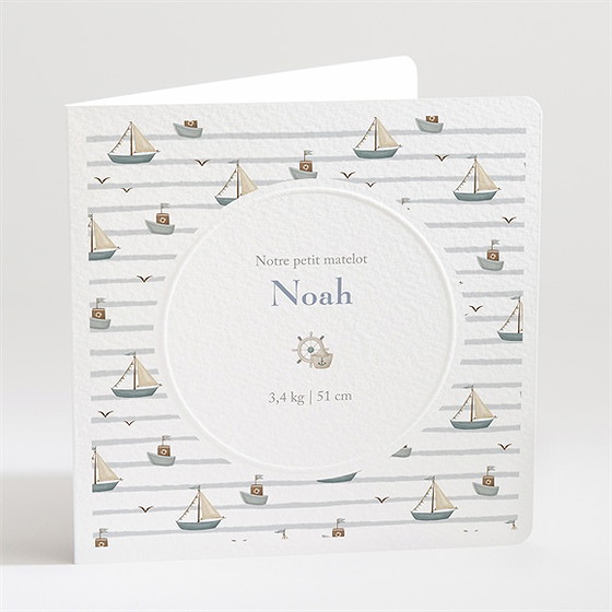 Faire-part naissance mon petit marin