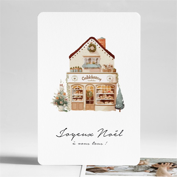 Carte de voeux Boutique de Noël réf.N241273