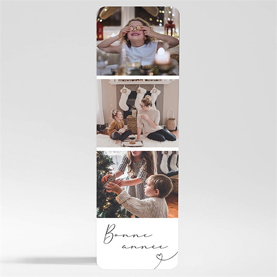 Carte de voeux happy new year magnet