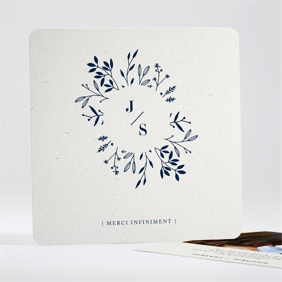 Remerciement mariage Notre Idylle réf.N351517