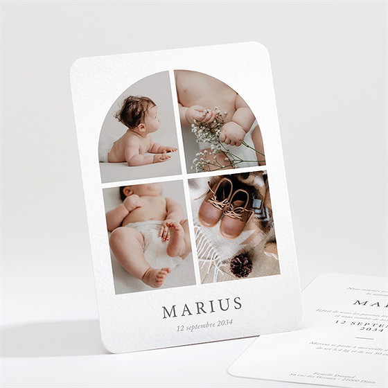 Faire-part naissance fenêtre sur la vie