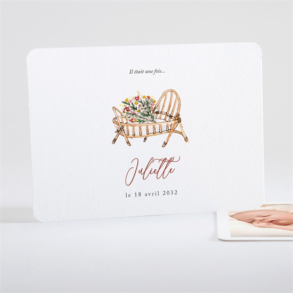 Faire-part naissance Mon petit Couffin paysage réf.N15163