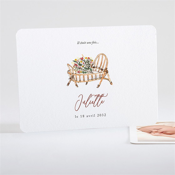 Faire-part naissance mon petit couffin paysage