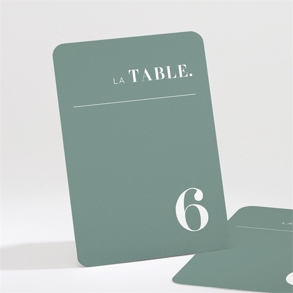 Numéro de table mariage Annonce minimaliste réf.N211644