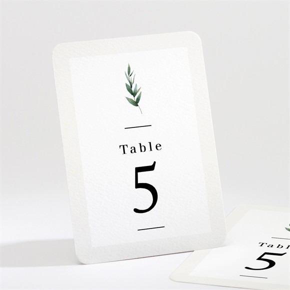 Numéro de table mariage Emeraude réf.N211648