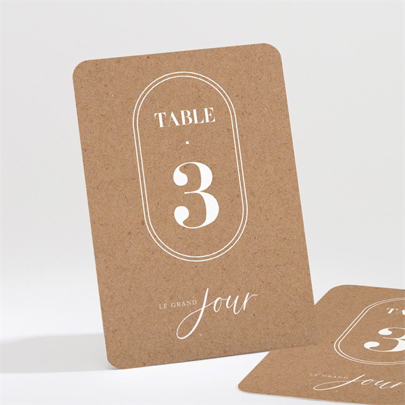 Numéro de table mariage Notre Absolu réf.N211654