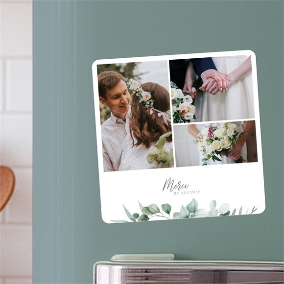 Remerciement mariage Lyrisme magnet réf.N35039