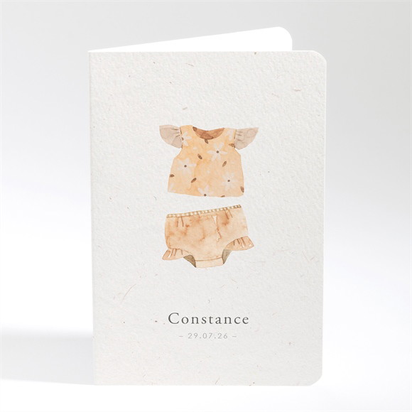 Faire-part naissance Bébé fille plié réf.N401910