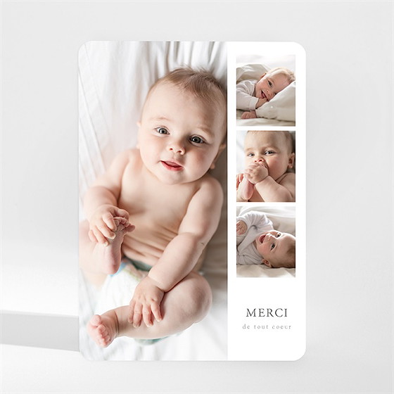 Remerciement naissance le photomaton