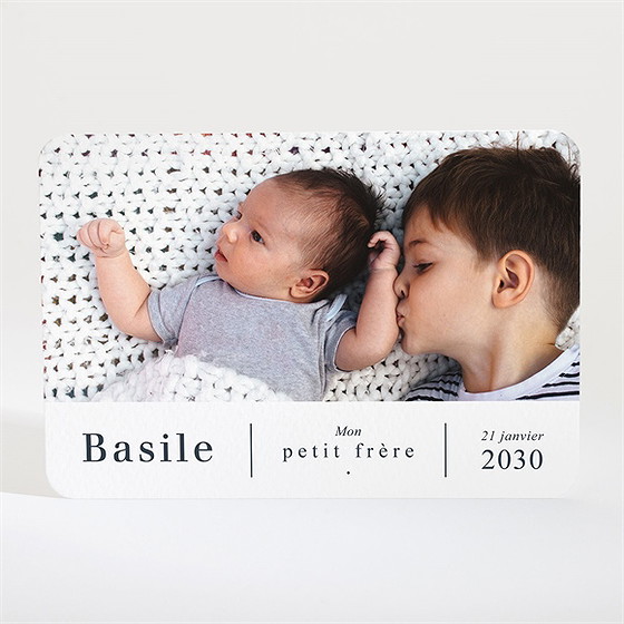 Faire-part naissance joli frère