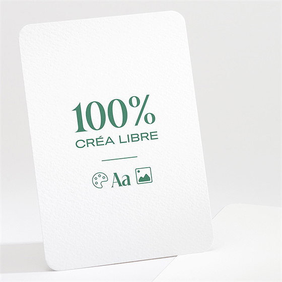 Carte de voeux professionnel vierge portrait